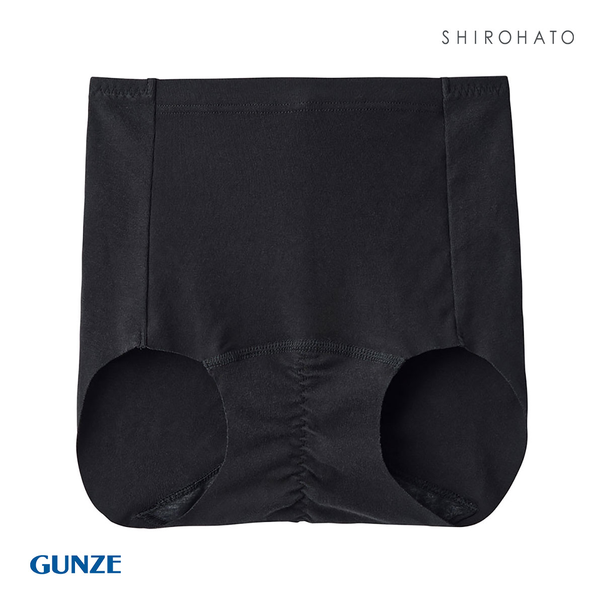 グンゼ GUNZE ひびきにくい サニタリーショーツ 綿85％ 消臭 レディース 単品(BK-ブラック-M)