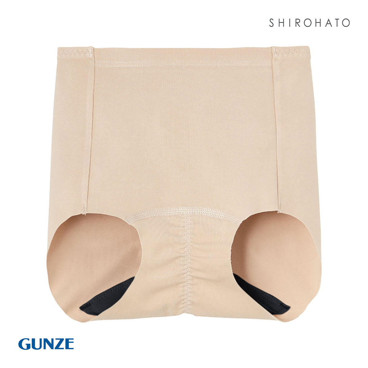 グンゼ GUNZE ひびきにくい サニタリーショーツ 綿85％ 消臭 レディース 単品(LBR-薄ブラウン-M)