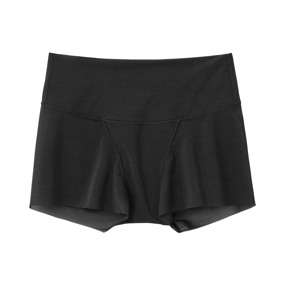 グンゼ GUNZE ピタシェイプ おなか+骨盤シェイプ 1分丈ショーツ レディース 股上深め 単品(BK-ブラック-M)