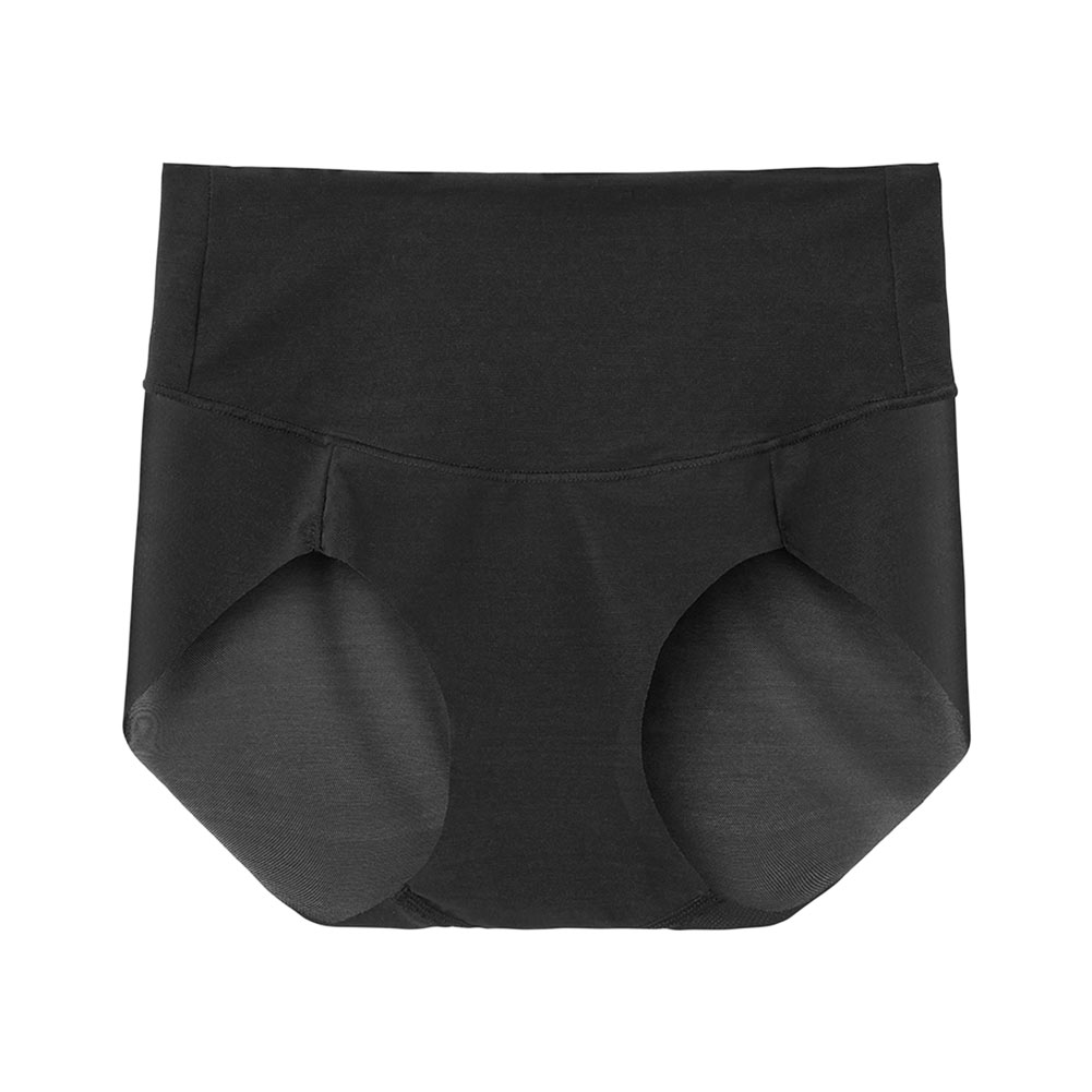 グンゼ GUNZE ピタシェイプ おなか+骨盤シェイプ レギュラーショーツ レディース 股上深め 単品(BK-ブラック-M)