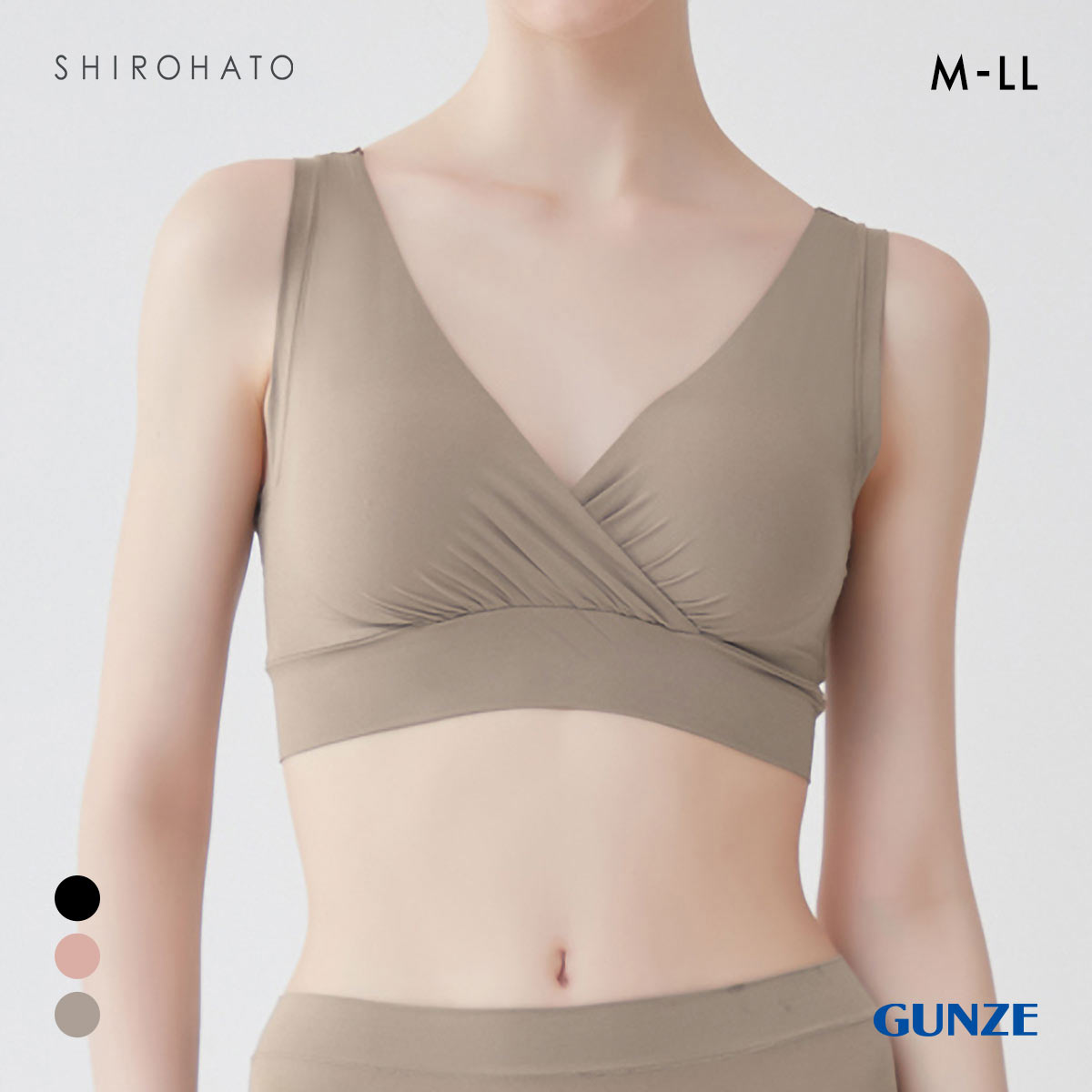 グンゼ ミラクルモンスター ハーフトップ レディース いいここち ワンサイズ M-LL 単品 GUNZE(MO-モカ-M-LL)