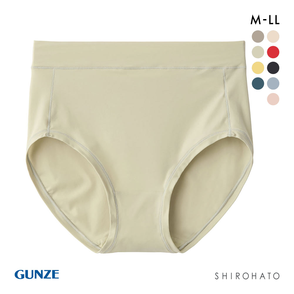 グンゼ GUNZE ミラクルモンスター レギュラーショーツ レディース 伸びる M-LL ワンサイズ 単品(LKH-薄カーキ-M-LL)