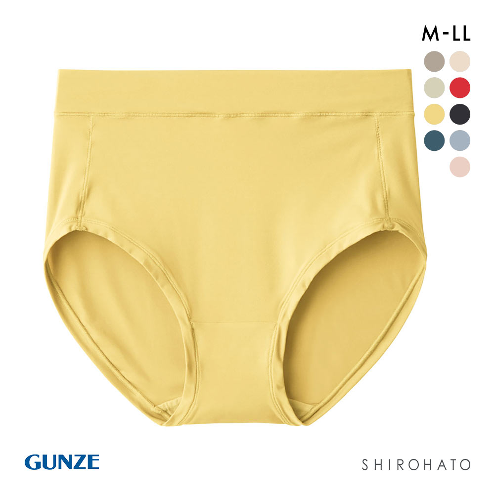 グンゼ GUNZE ミラクルモンスター レギュラーショーツ レディース 伸びる M-LL ワンサイズ 単品(YE-イエロー-M-LL)