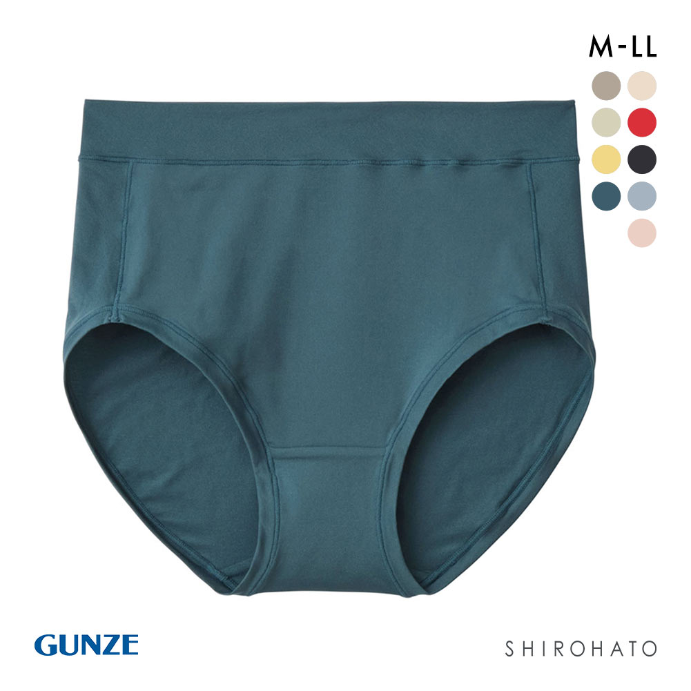グンゼ GUNZE ミラクルモンスター レギュラーショーツ レディース 伸びる M-LL ワンサイズ 単品(BGR-ブルーグリーン-M-LL)