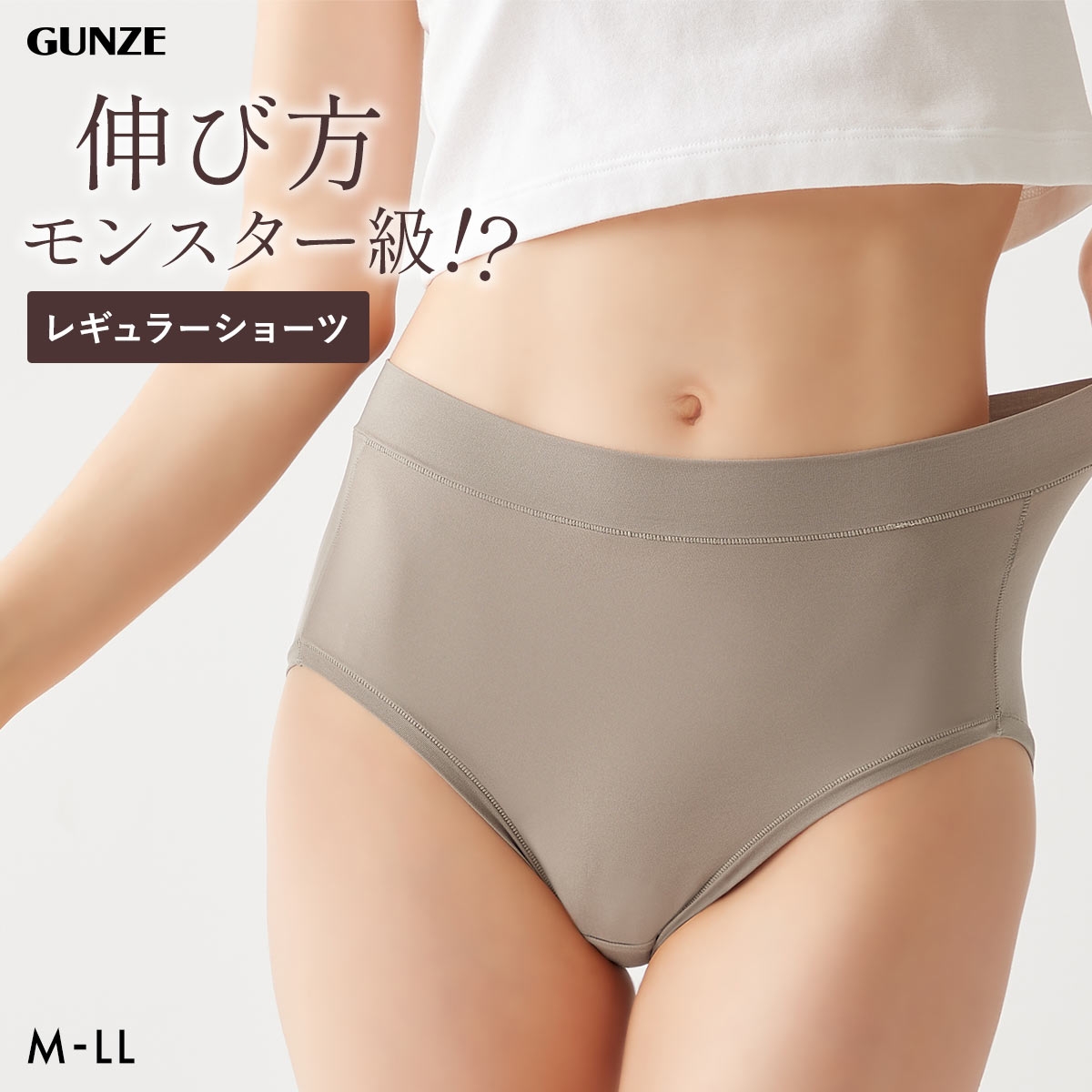グンゼ GUNZE ミラクルモンスター レギュラーショーツ 深め レディース