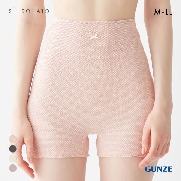 グンゼ いいここち リンパ解放 はらまき付き 1分丈ショーツ レディース 腹巻付き GUNZE