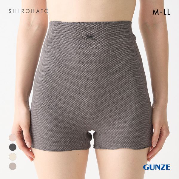 グンゼ いいここち リンパ解放 はらまき付き 1分丈ショーツ レディース 腹巻付き GUNZE