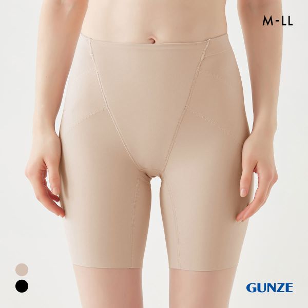 グンゼ スタイル改善計画 ロングガードル レディース 裾カットオフ いいここち GUNZE