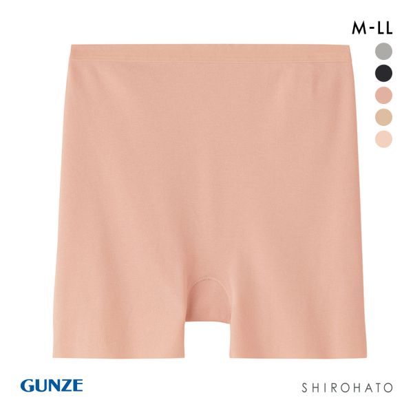 グンゼ GUNZE いいここち ひびきにくい綿85% ショーツ 一分丈 深め ハイウエスト 単品