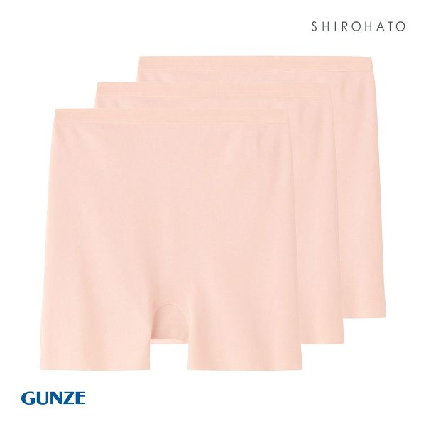 グンゼ GUNZE いいここち ひびきにくい綿85% ショーツ 一分丈 深め ハイウエスト 3枚セット
