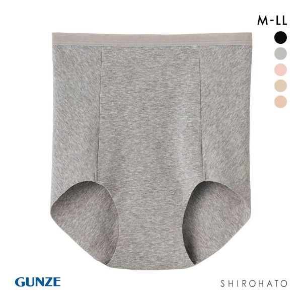 グンゼ GUNZE いいここち ひびきにくい綿85％ ショーツ 超深め レディース ローレッグ 単品