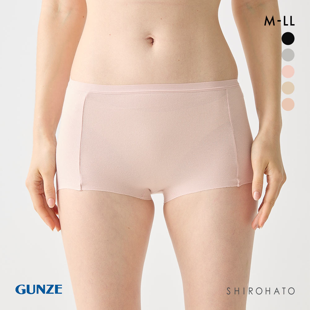 なめこ グンゼ GUNZE いいここち ひびきにくい綿85％ ショーツ 超深め