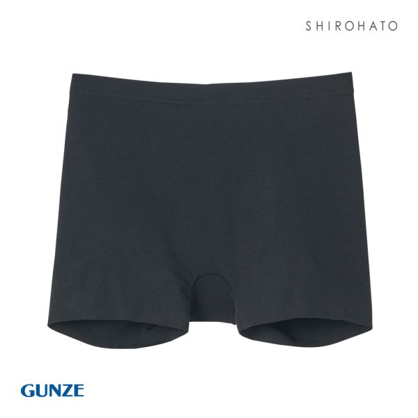 グンゼ GUNZE hadaka ショーツ はきこみ丈深め 1分丈 ハイウエスト 単品 透けにくい ヘム