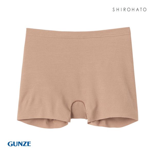 グンゼ GUNZE hadaka ショーツ はきこみ丈深め 1分丈 ハイウエスト 単品 透けにくい ヘム