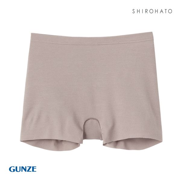 グンゼ GUNZE hadaka ショーツ はきこみ丈深め 1分丈 ハイウエスト 単品 透けにくい ヘム