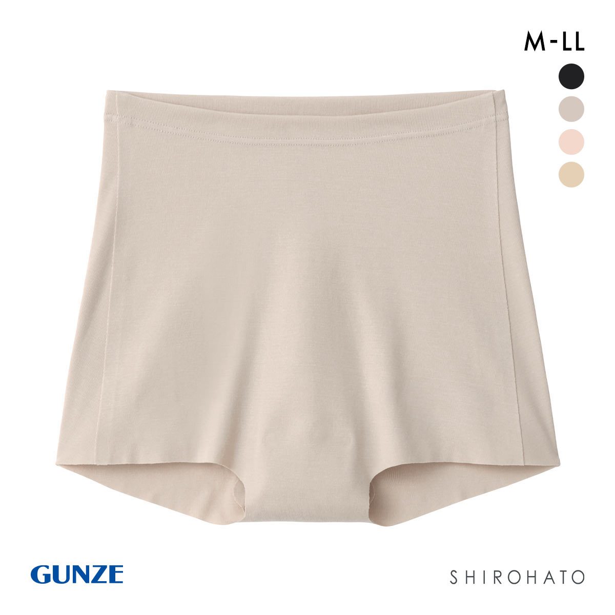 グンゼ GUNZE hadaka 脇 シック無縫製 レギュラーショーツ GUNZE(GG-グレージュ-M)