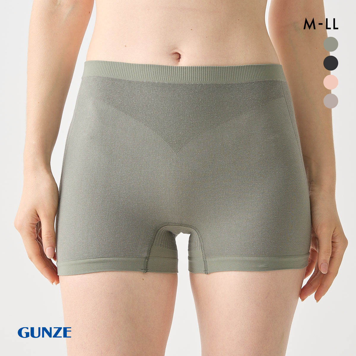 グンゼ 綿混 のびかたモンスター級 レギュラーショーツ GUNZE