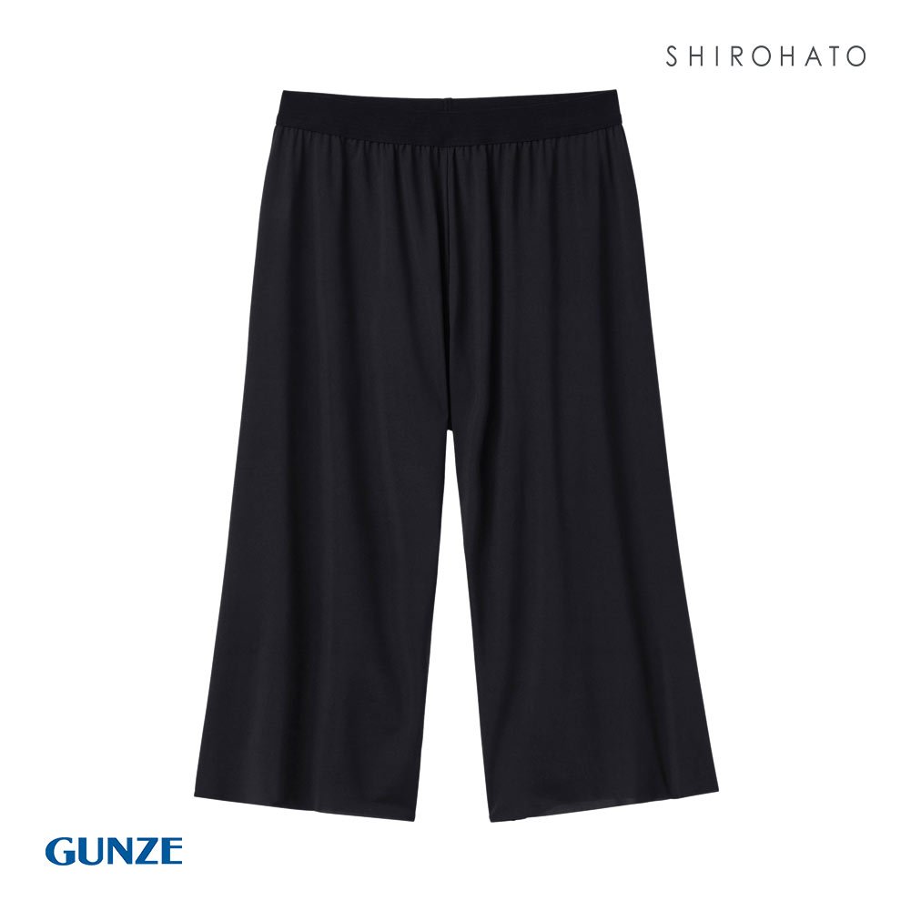 グンゼ GUNZE インピー in.P ペチパンツ 6.5分丈 メンズ インナー ボトム 日本製(BK-ブラック-M)