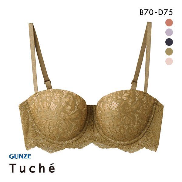 グンゼ GUNZE トゥシェ Tuche マシュマロボム サギ盛 ブラジャー ハーフカップ 1/2モールドワイヤー 単品