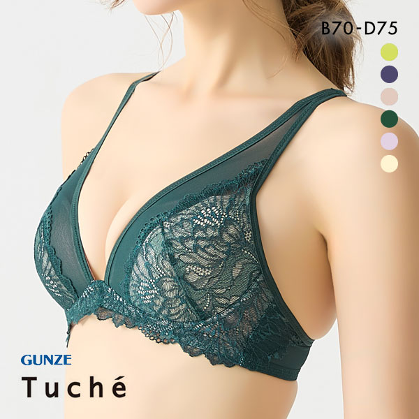 グンゼ GUNZE トゥシェ Tuche サイドすっきりワイヤレス ブラジャー ノンワイヤー レディース 単品