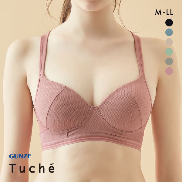 グンゼ GUNZE トゥシェ Tuche ACTIBALANCE 立て直せ 背骨 ノンワイヤー ブラジャー レディース ワイヤレスブラ 単品