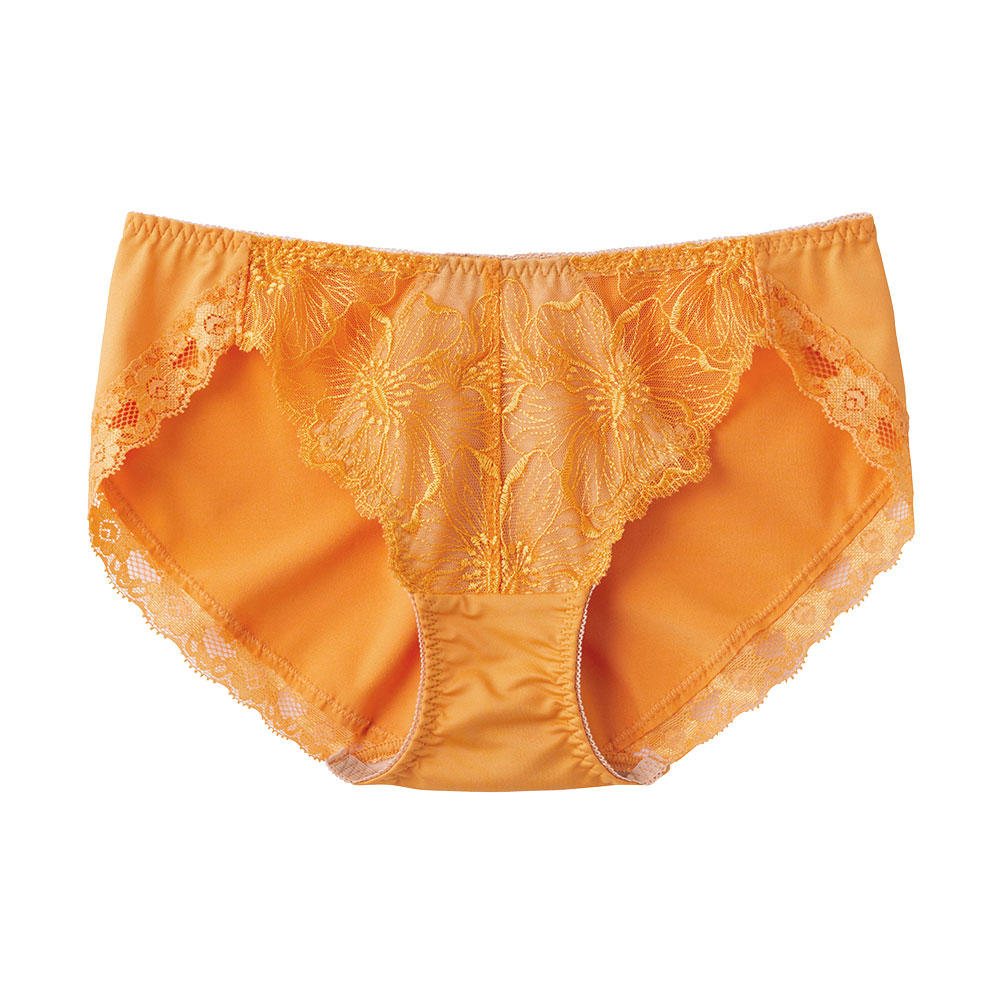 グンゼ GUNZE トゥシェ Tuche more more sheer BRA ペアショーツ レディース 単品(MD-マンダリン-M)