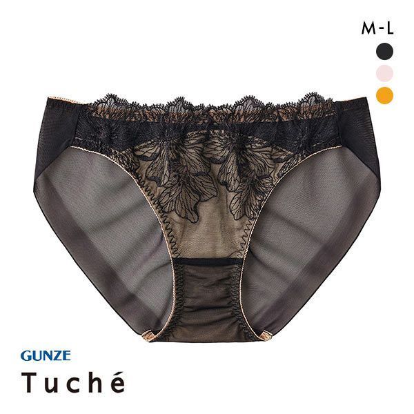 グンゼ GUNZE トゥシェ Tuche more more sheer BRA ペアショーツ レディース ひびきにくい ヘム 単品