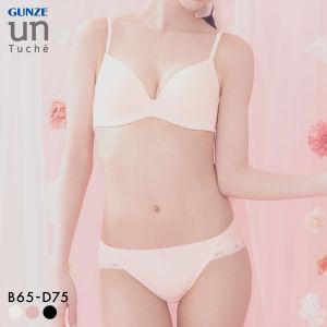 グンゼ unTuche ノンワイヤーブラ＆ショーツセット ティーンズ ワイレスブラ ブラジャー GUNZE アントゥシェ