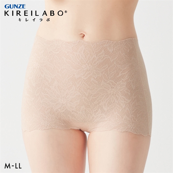 グンゼ GUNZE キレイラボ KIREILABO ガードルファンデ ガードル ショート ソフト 完全無縫製 深め ハイウエスト