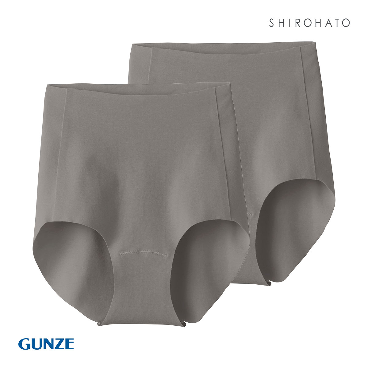 グンゼ GUNZE キレイラボ KIREILABO フィッテ Fitte オーガニックコットン混 レギュラーショーツ カットオフ 2枚セット(GY-グレー-M)