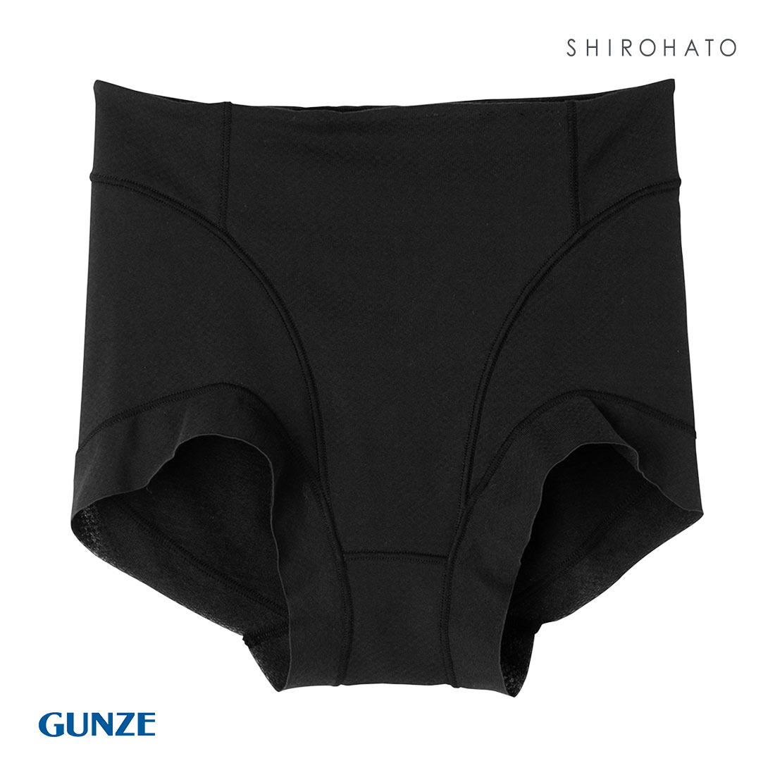 グンゼ GUNZE キレイラボ KIREILABO フィッテ Fitte ショートガードル レディース 補正下着 肌側オーガニックコットン(BK-ブラック-M)