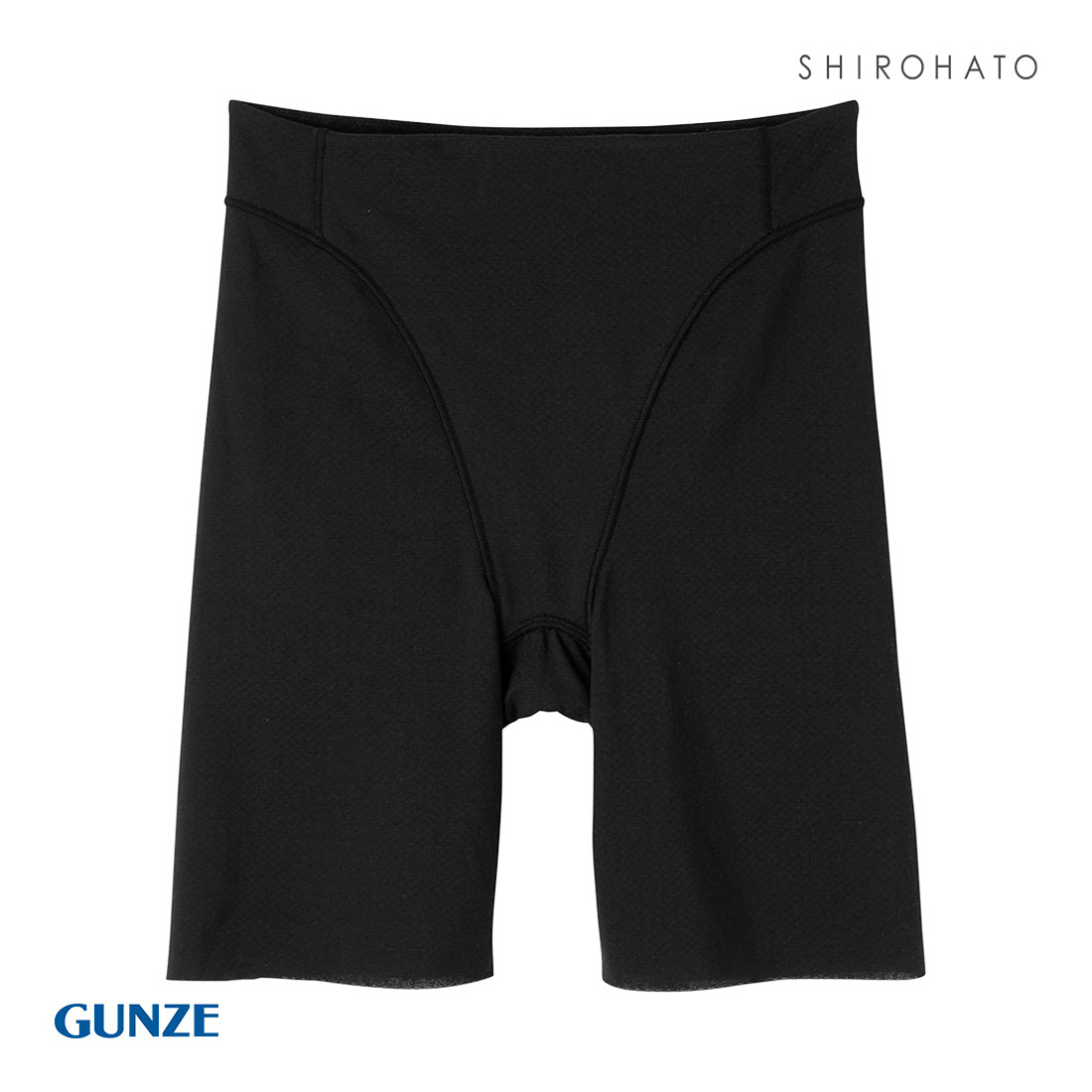 グンゼ GUNZE キレイラボ KIREILABO フィッテ Fitte ロングガードル レディース 補正下着 肌側オーガニックコットン(BK-ブラック-M)