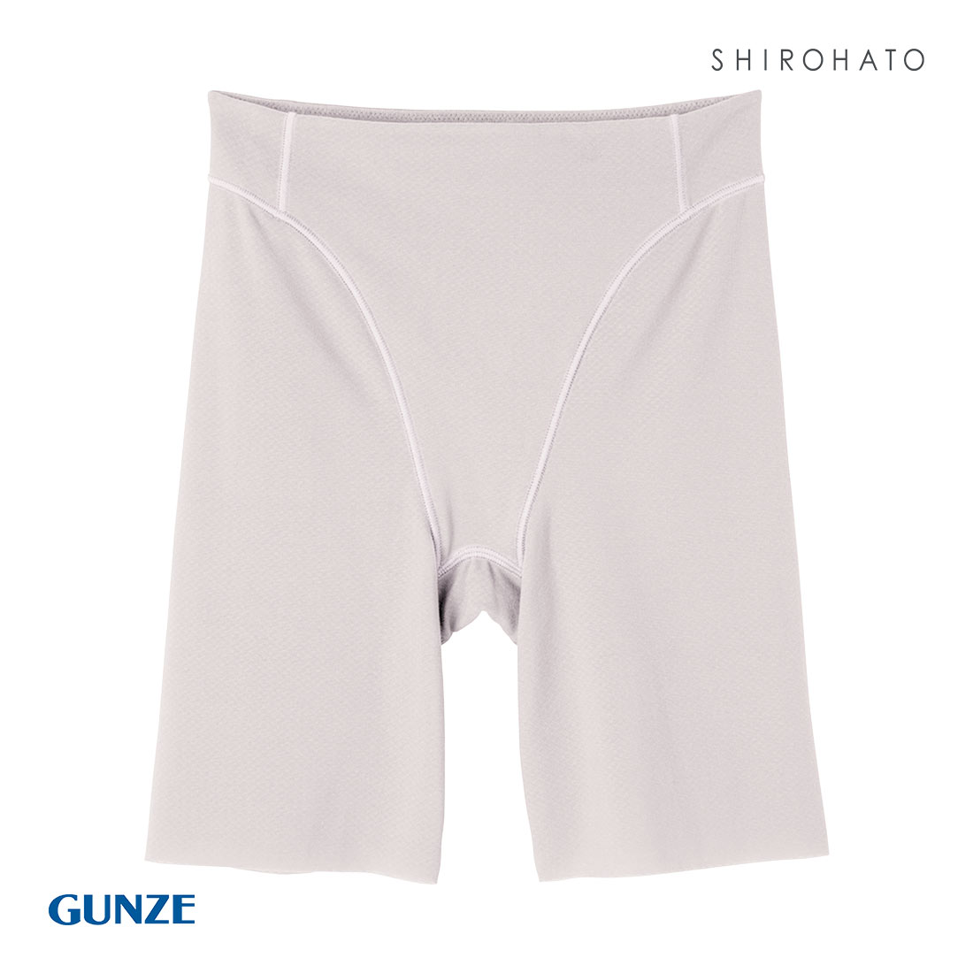 グンゼ GUNZE キレイラボ KIREILABO フィッテ Fitte ロングガードル レディース 補正下着 肌側オーガニックコットン(IPU-アイスパープル-M)