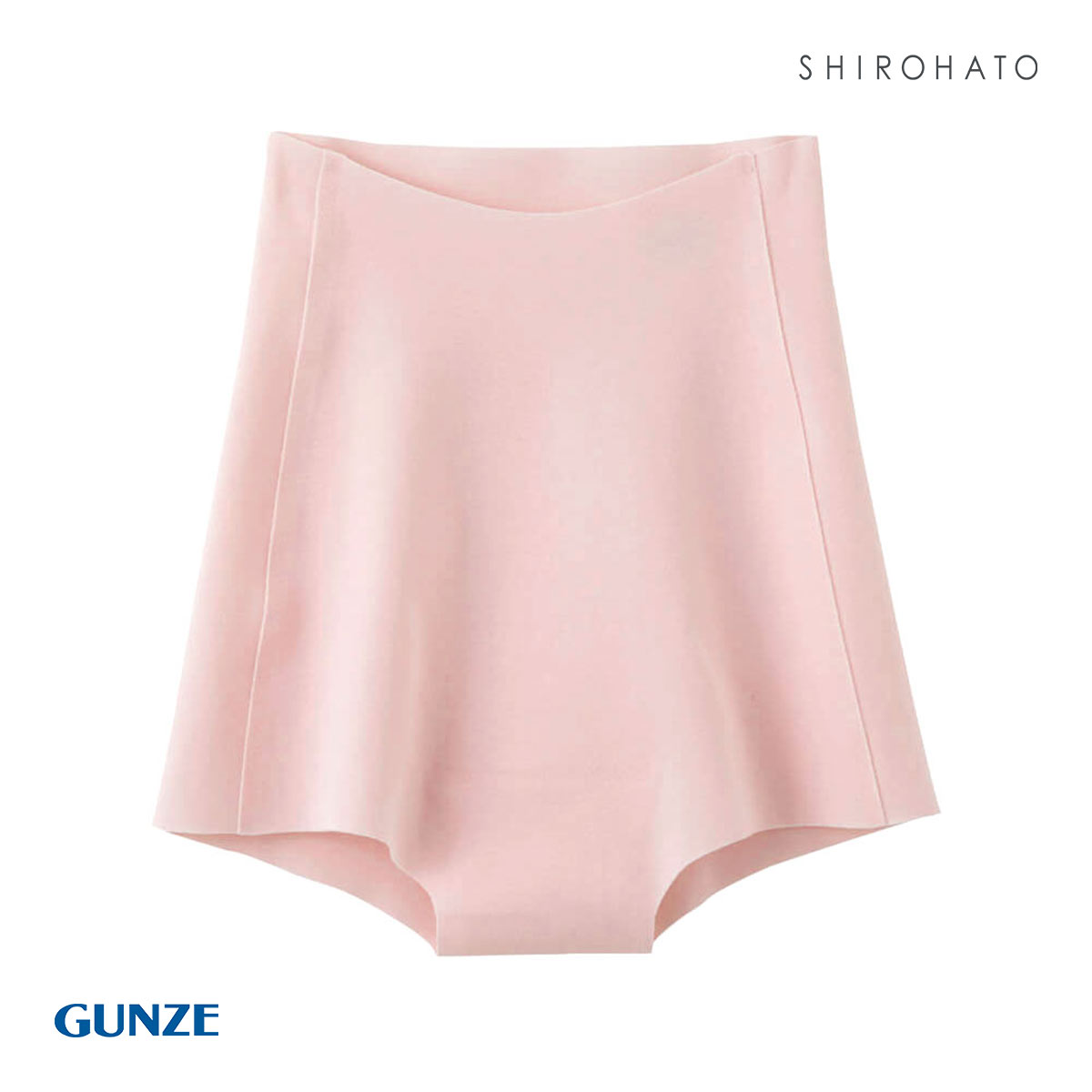 グンゼ GUNZE キレイラボ KIREILABO hada+ ボーイレングス ショーツ 深ばき 1分丈 完全無縫製 シームレス うるおい保湿 単品(PI-ピンク-M)