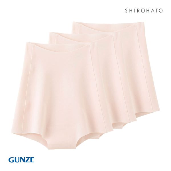 グンゼ GUNZE キレイラボ KIREILABO ボーイレングス ショーツ 深ばき 1分丈 3枚セット 完全無縫製 シームレス うるおい保湿