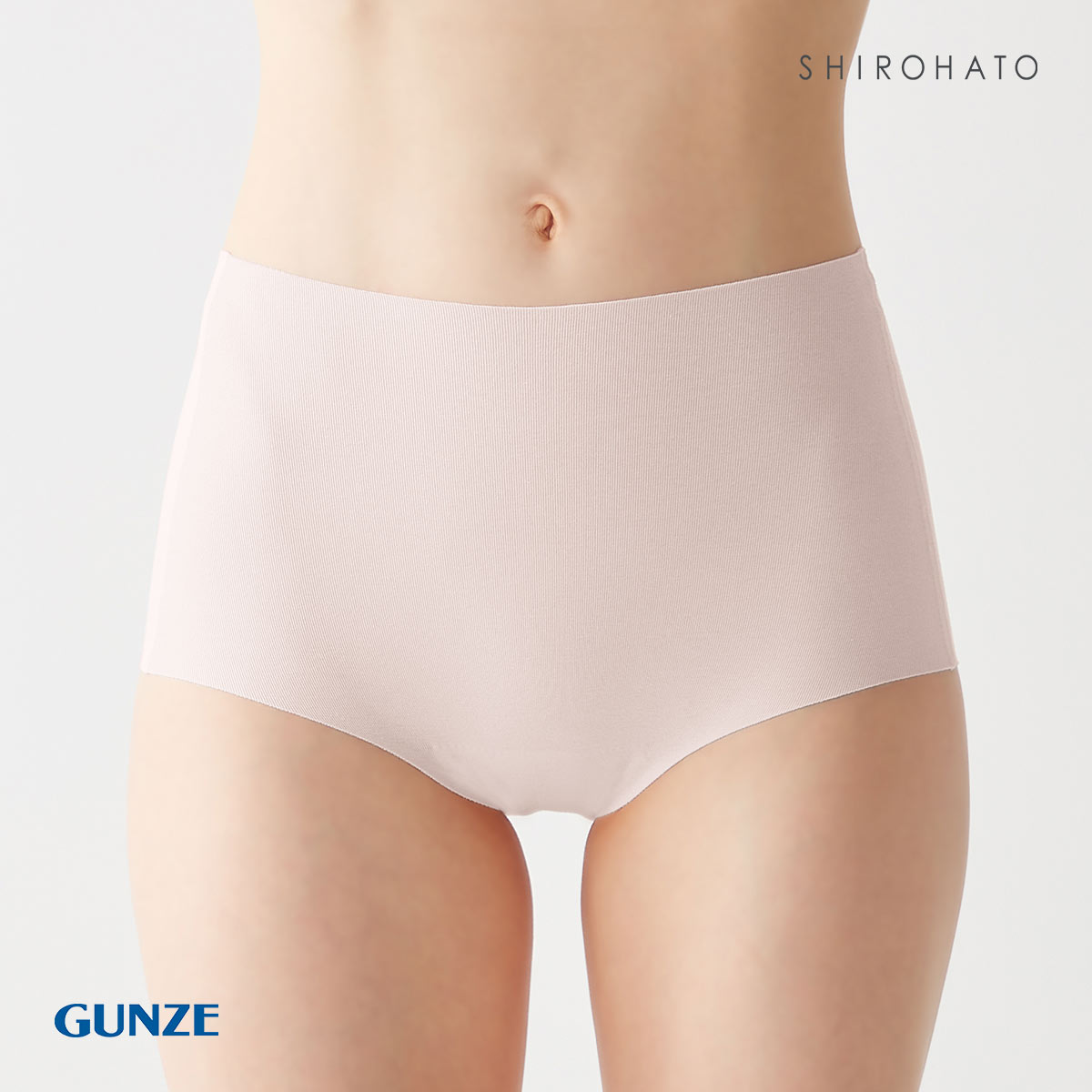 グンゼ ショーツ キレイラボ KIREILABO 完全無縫製 うるおい保湿 綿混 レギュラーショーツ GUNZE(PS-スモークピンク-M)
