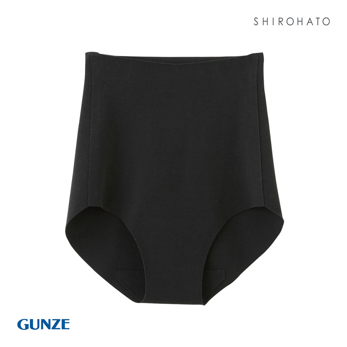 グンゼ GUNZE キレイラボ KIREILABO 完全無縫製 ショーツ スタンダード 深め ハイウエスト 綿混 うるおい保湿(BK-ブラック-3L)