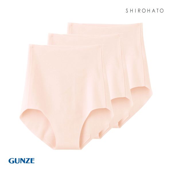 グンゼ GUNZE キレイラボ KIREILABO 完全無縫製 うるおい保湿 綿混 レギュラーショーツ 3枚セット