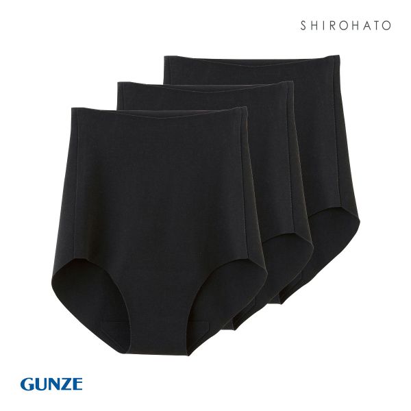 グンゼ GUNZE キレイラボ KIREILABO 完全無縫製 うるおい保湿 綿混 レギュラーショーツ 3枚セット