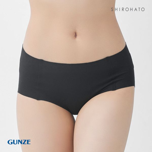 グンゼ GUNZE キレイラボ KIREILABO 完全無縫製 うるおい保湿 綿混 ハーフショーツ