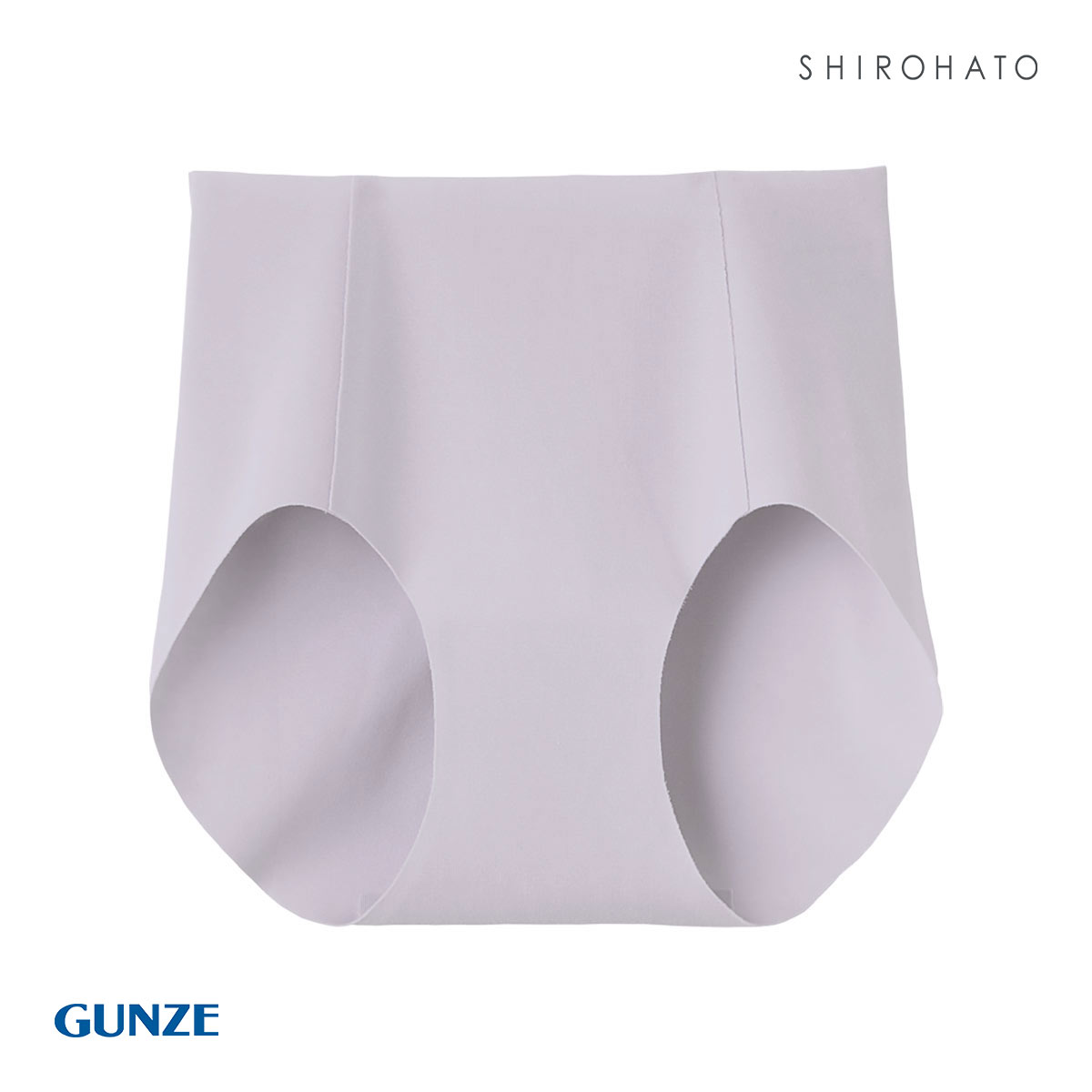 グンゼ GUNZE キレイラボ KIREILABO 完全無縫製 うるおい保湿 綿混 ハーフショーツ(LGY-薄グレー-M)