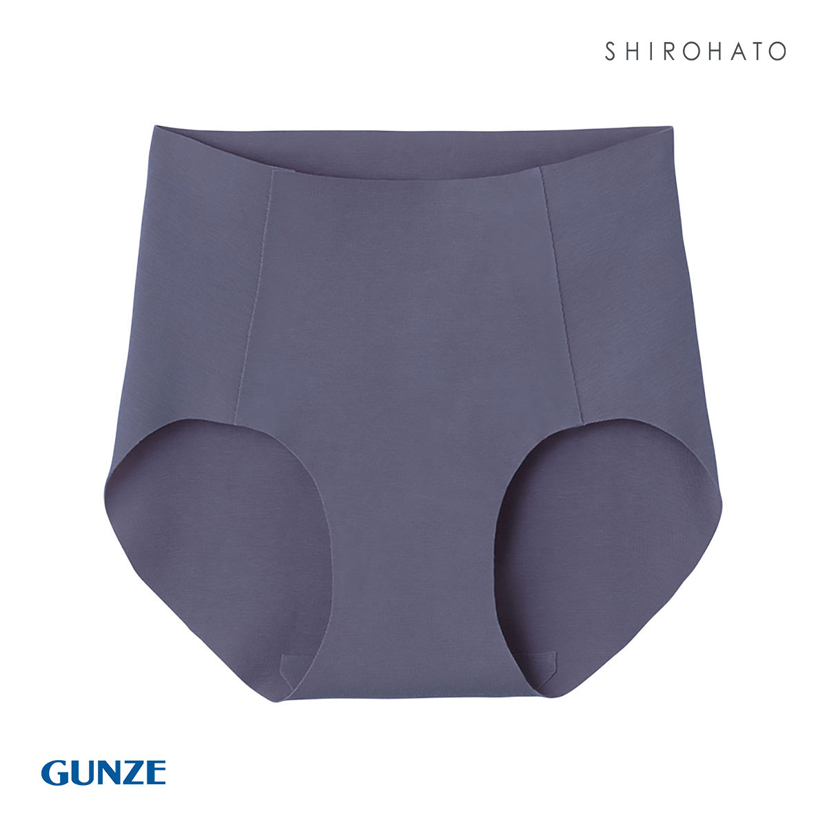 グンゼ GUNZE キレイラボ KIREILABO 完全無縫製 うるおい保湿 綿混 ハーフショーツ(NV-ネイビー-M)