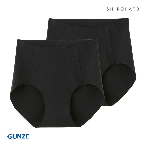 グンゼ GUNZE キレイラボ KIREILABO 完全無縫製 うるおい保湿 綿混 ハーフショーツ 2枚セット
