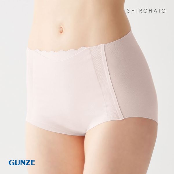 グンゼ GUNZE キレイラボ KIREILABO 完全無縫製 スタンダード ショーツ 綿混 深め ハイウエスト お腹押さえ
