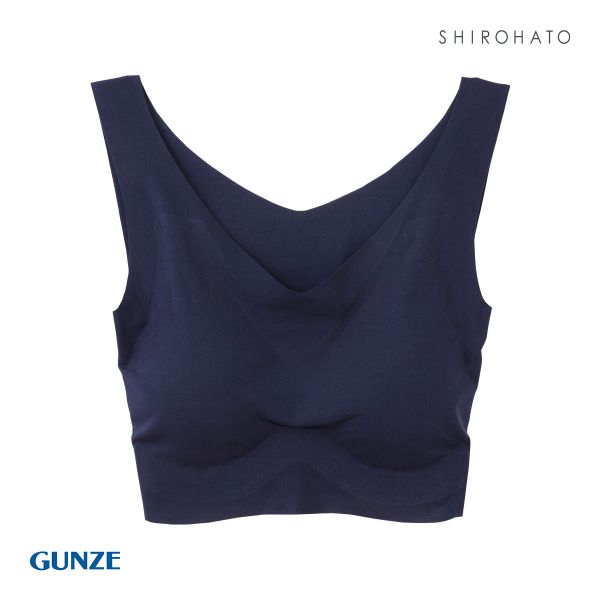 グンゼ GUNZE キレイラボ KIREILABO 完全無縫製 うるおい保湿 ハーフトップ クールタイプ ノンワイヤー ワイヤレスブラ