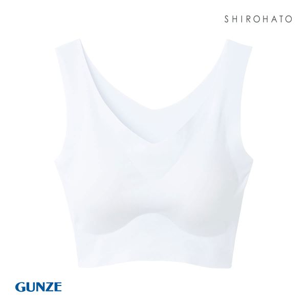 グンゼ GUNZE キレイラボ KIREILABO 完全無縫製 うるおい保湿 ハーフトップ クールタイプ ノンワイヤー ワイヤレスブラ