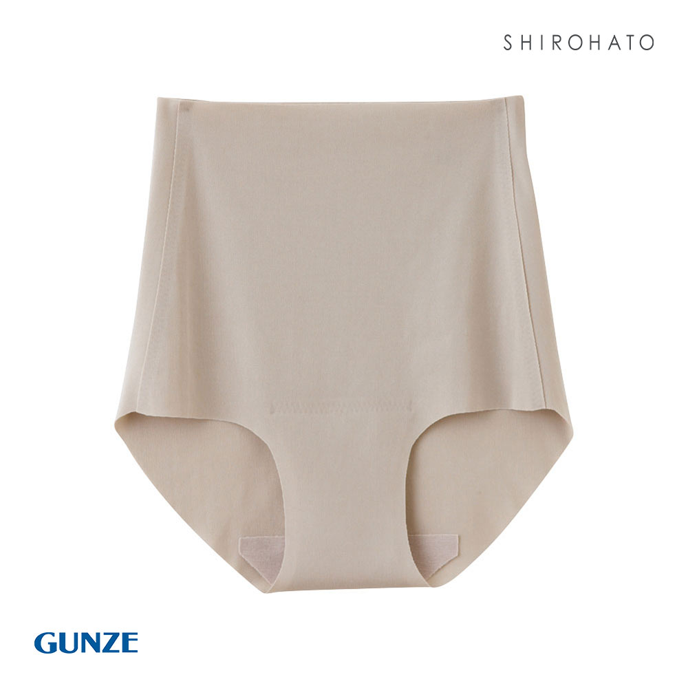 グンゼ GUNZE キレイラボ KIREILABO 完全無縫製 うるおい保湿 レギュラーショーツ クールタイプ(LBR-薄ブラウン-M)
