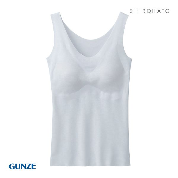 グンゼ GUNZE キレイラボ KIREILABO 完全無縫製COOL タンクトップ カップ付き さわやかメッシュ