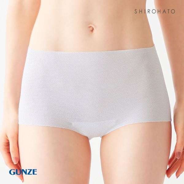 グンゼ GUNZE キレイラボ KIREILABO 完全無縫製 COOL ショーツ スタンダード 深め ハイウエスト 単品 メッシュ 涼感素材