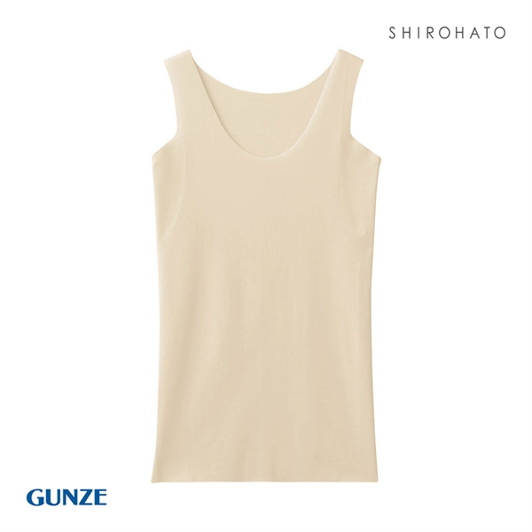 グンゼ GUNZE キレイラボ KIREILABO 完全無縫製COOL 軽のび綿レーヨン 汗取り付タンクトップ クール インナー ラン型